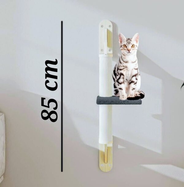 Krabpaal aan de muur 85 cm Hoog - Ruimtebesparend Klimparadijs